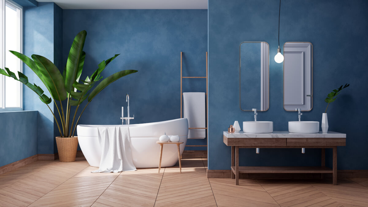 Qual è il colore più adatto a tinteggiare le pareti del bagno?