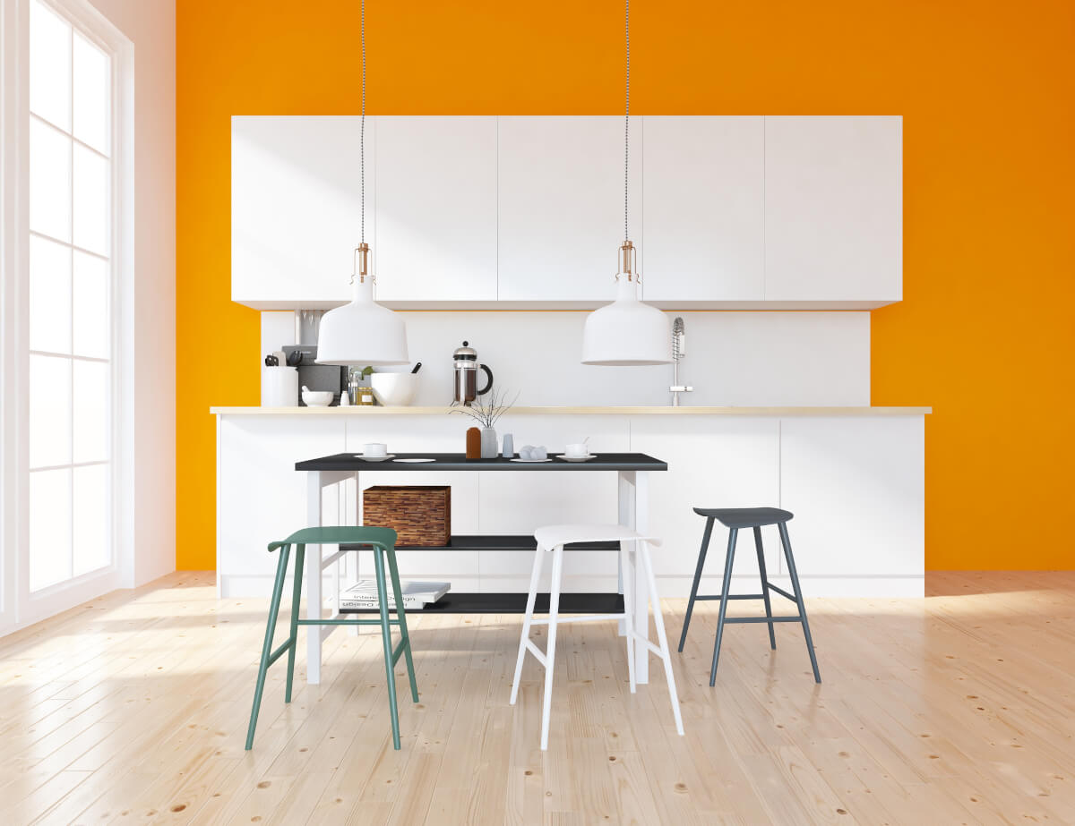 Qual è il colore più adatto a tinteggiare le pareti della cucina?