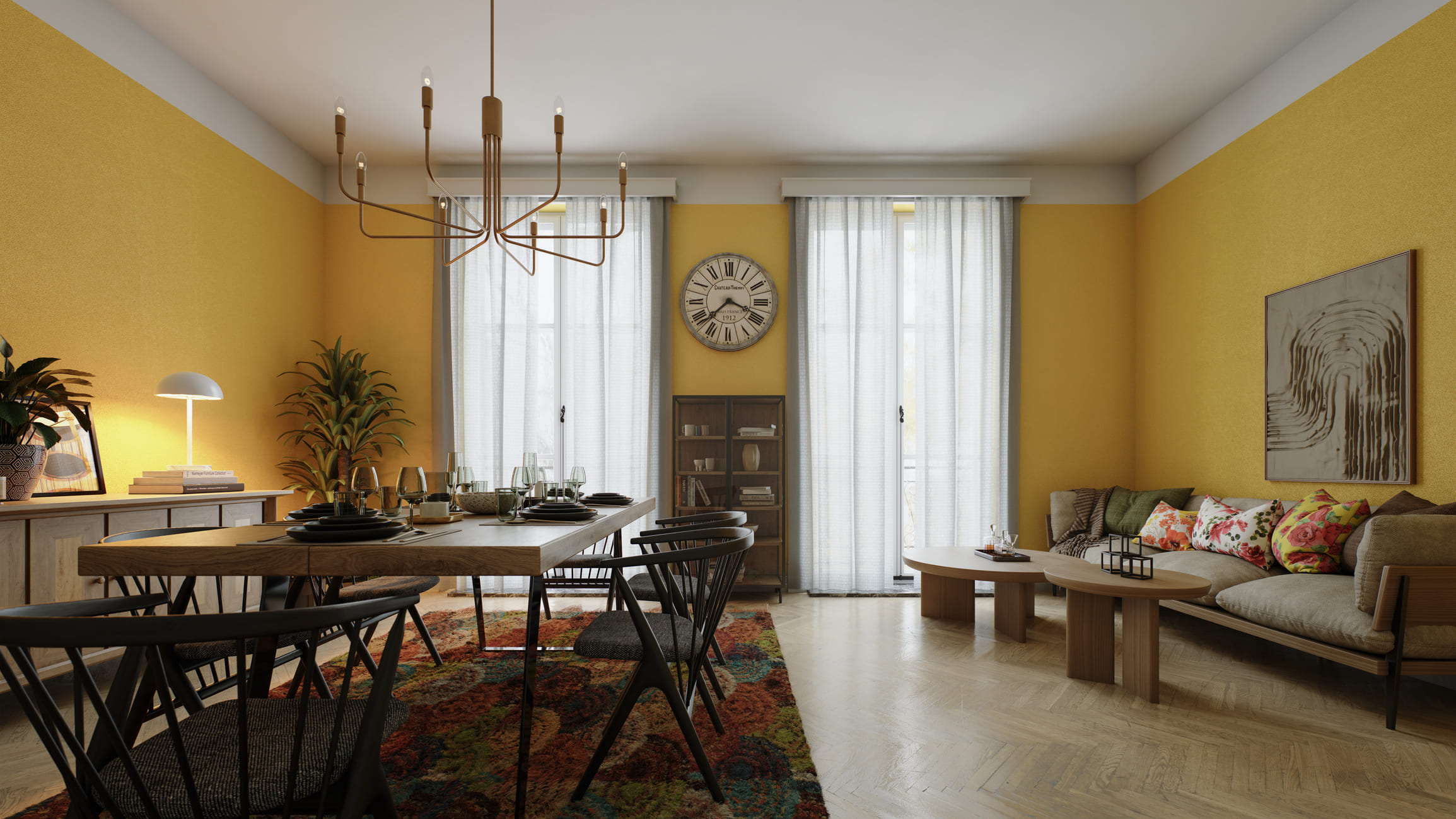cucina-sala-pranzo-gialli-MaxMeyer